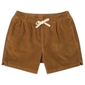 Bear Bottom Easy Shorts Men M Tan Corduroy Drawstring Hiking Outdoors Casual NWT